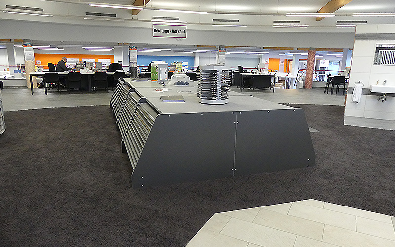 Moderne Fliesenausstellung in Viersen