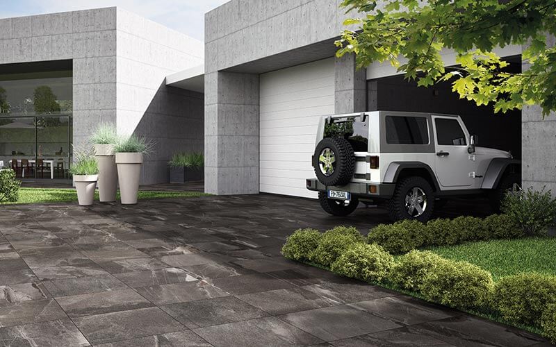 Fliese grau Terrasse Balkon Einfahrt Auto kaufen in Viersen: Schmidt-Rudersdorf